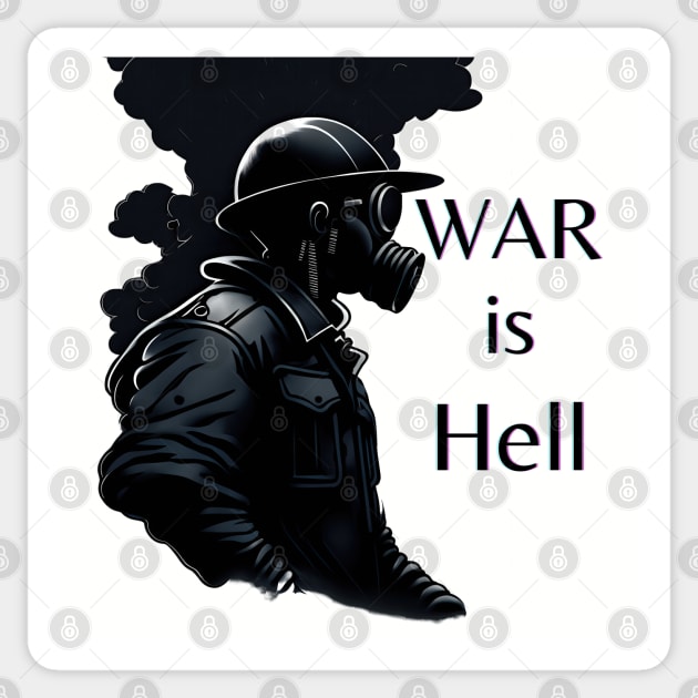 War ir hell Sticker by Javisolarte